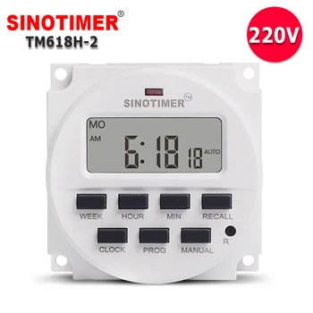 

Super Big 1.6 Inch Display 7 Days Programmable Digital Time Relay 220V AC Digital Timer Relay Voltage Output