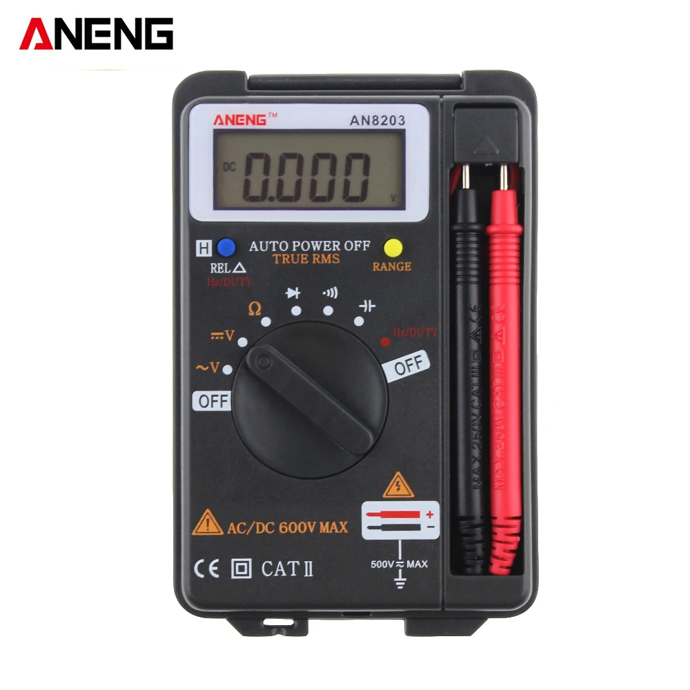 

NEW AN8203 Digital Multimeter DC AC Voltage Resistance Capacitance Tester Voltmeter