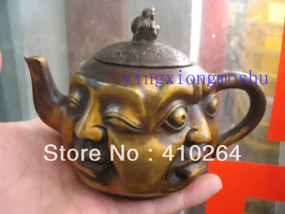 

[Nice Discount ] Ingenious on all sides Buddha wine pot bronze statue