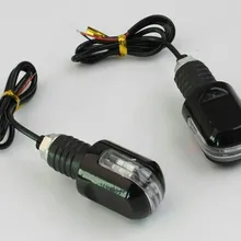 Универсальный 18-22 мм мотоцикл 7/" Ручка Бар Руль конец света 6 светодиодный поворотник Индикатор light Amber