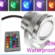 Продукт 10 Вт DC12V RGB светодиодный подводный фонтан светильник для бассейна пруда аквариума светодиодный светильник IP67 водонепроницаемый