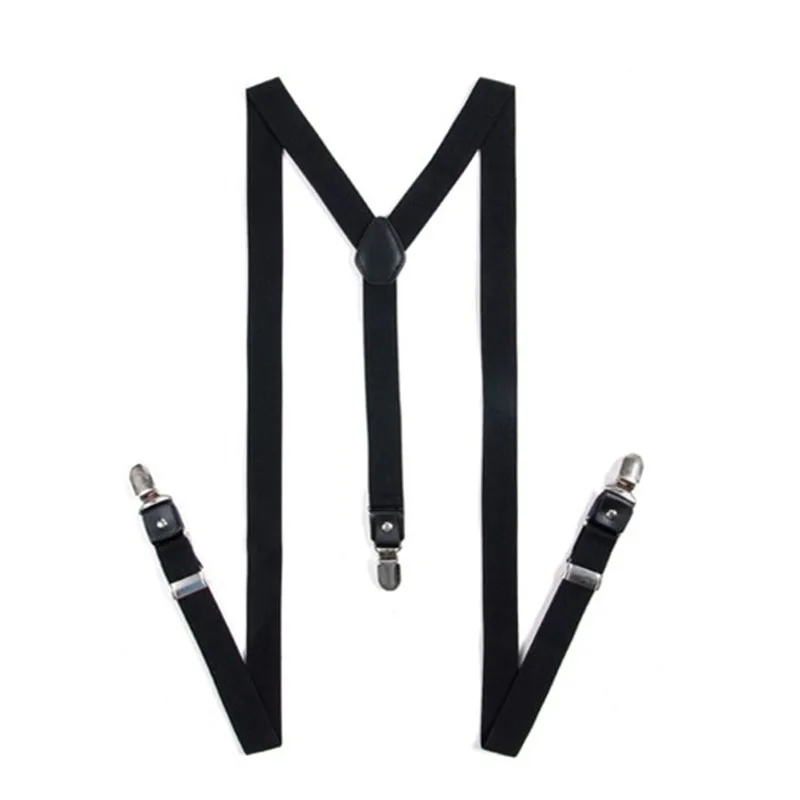 Men Suspenders Apparel Accessories Elastic strap Brace Suspender Y Back Clip on Belt For Overall