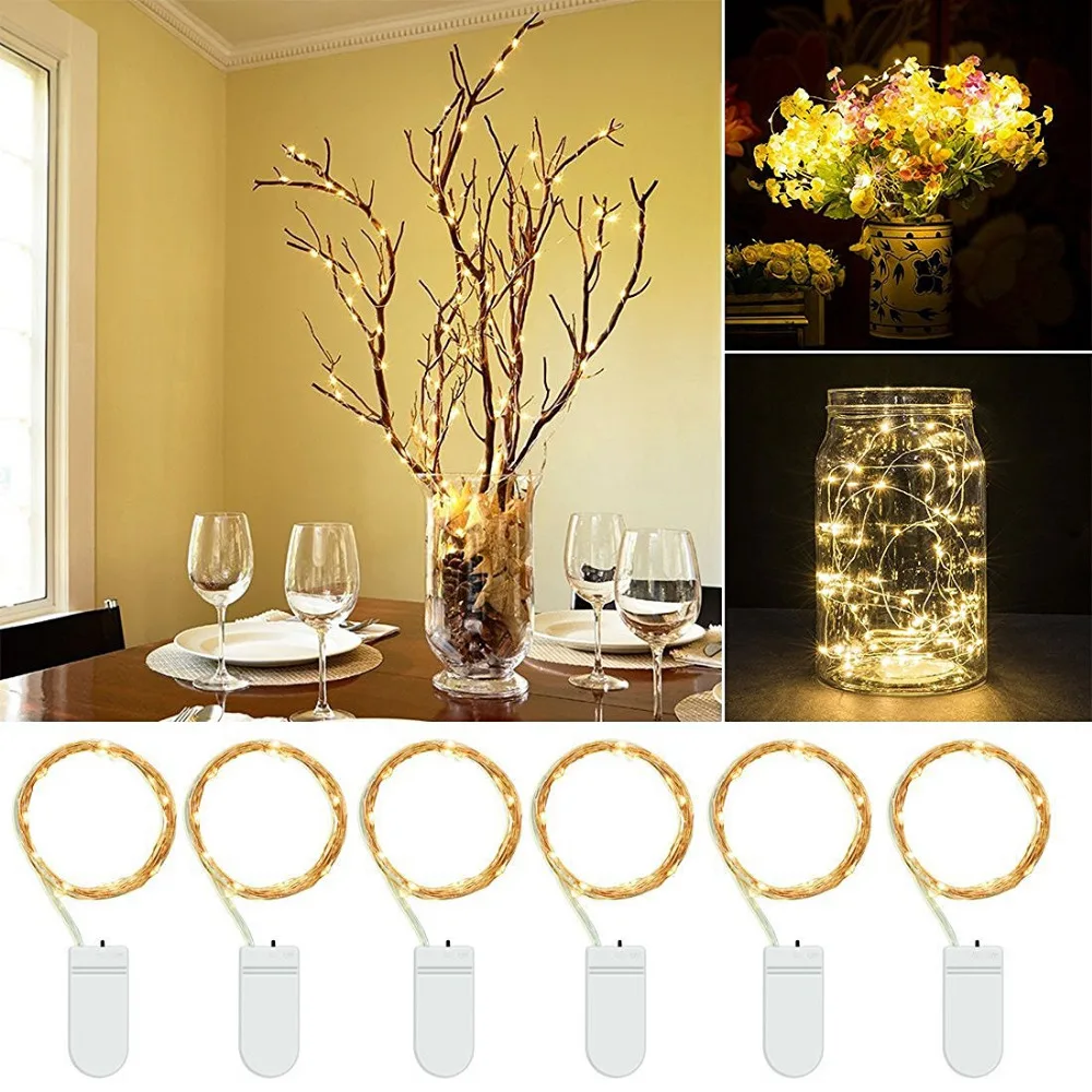 LED Starry String Lights Fairy Micro LEDs Copper Wire, Battery Decoration Warm Lamp Holiday Wedding Light for Christmas Glass LED Starry String Lights Fairy Micro LEDs Copper Wire, Battery Decoration Warm Lamp Holiday Wedding Light for Christmas Glass