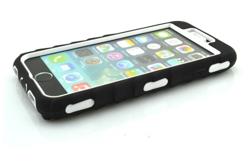 TPU + Hard Plastic 3 in 1 Heavy Duty Armor Hybrid Phone Cover for iPhone 6 (10)