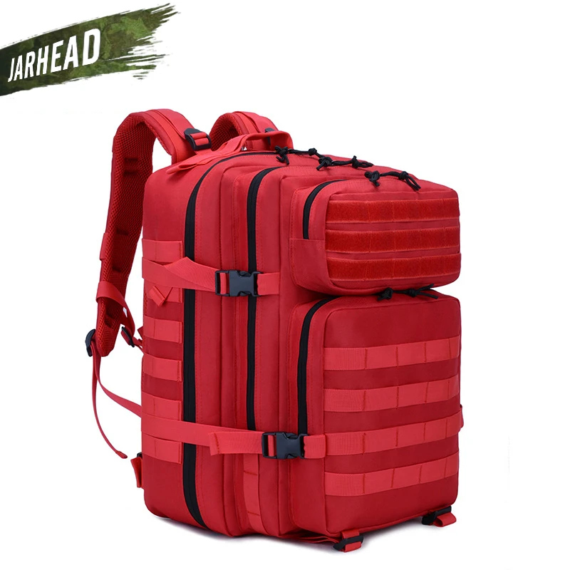 

2019 New 3P Military Backpack Army Tactical Outdoor Camping Men Rucksack Oxford Cycling Hunting Hiking Sports Climbing 45L Bag