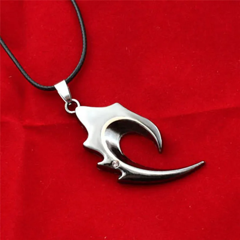 

Unique Men's Wax Cord Alloy Tribal Flame Pendant Necklaces Punk Style Destiny patron Necklace Jewery Gift