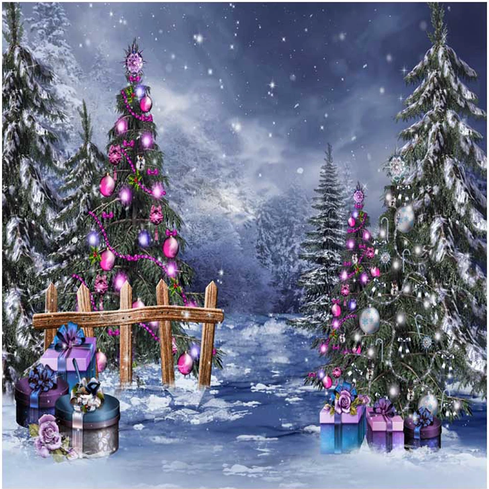 Winter Wonderland Kids Fairytale Party Backdrop Printed Presents ...