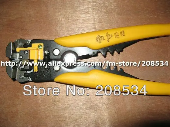 AWG24-10 (0.2-6.0mm2 ) 3 in 1 Automatic Cable Wire Stripper Self Adjusting Crimper Terminal Cutter Tool