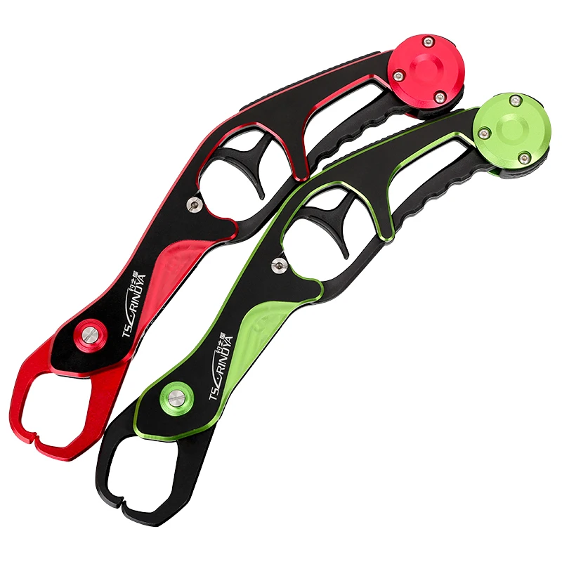 

25.5cm 144g Super Light Aluminum Alloy Fish Grip Hand Controller Holder Fishing Lip Fish Tongs Gripper Pliers Fishing Tackle