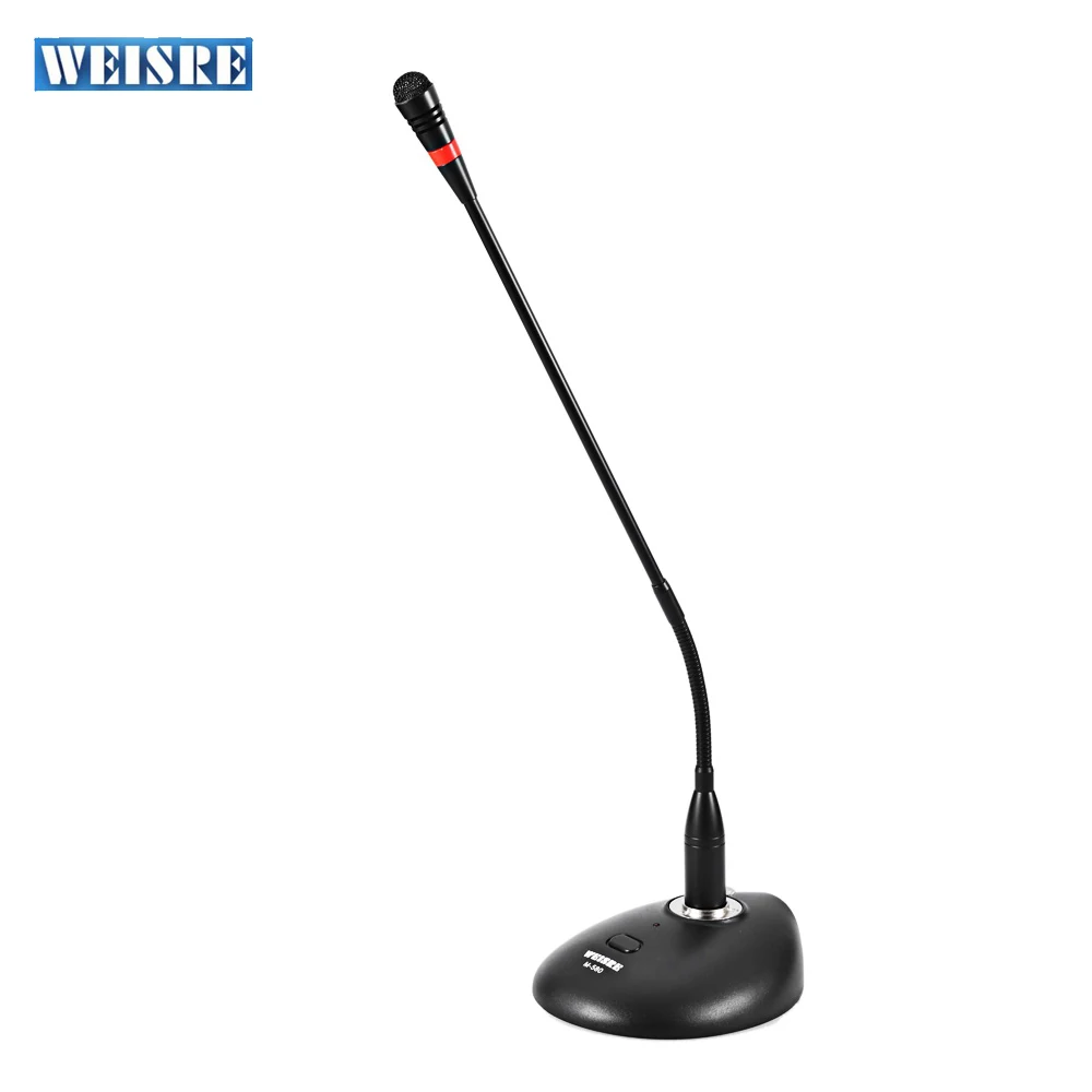 Weisre M580 360 Degree Adjustable Wired Capacitance Microphone Noise