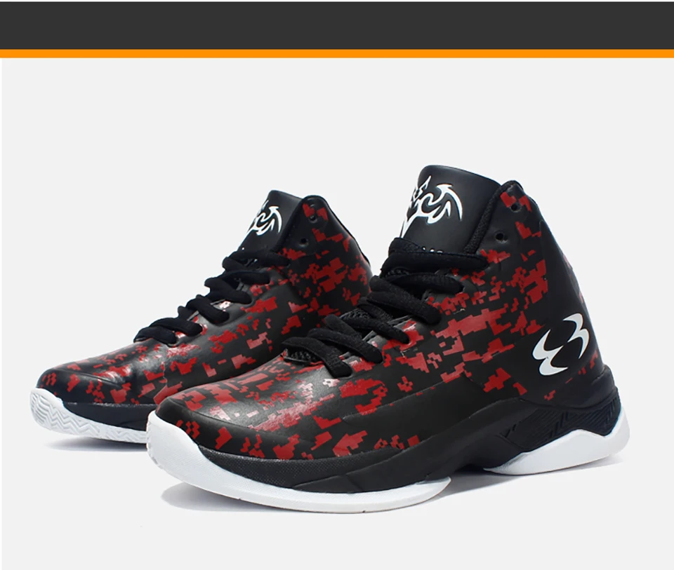 Children's basketball shoes outdoor high-top sneakers campus brand student training shoes children's basketball shoes baby shoes