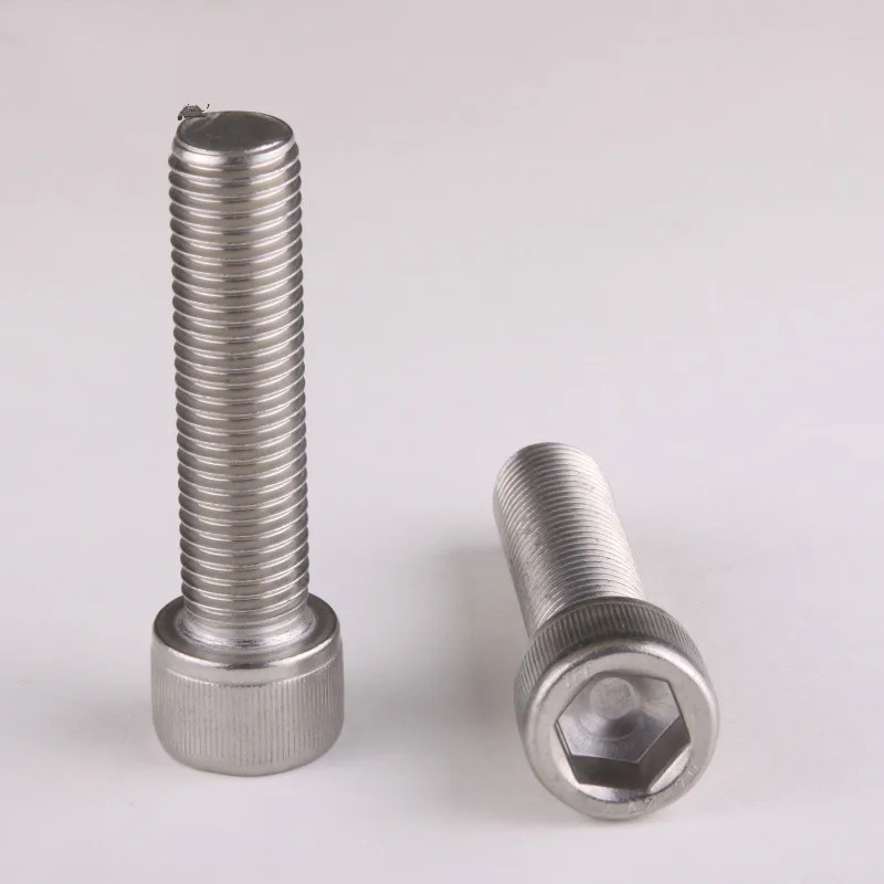 

5PCS 304 Stainless Allen Bolt Socket Cap Screw Hex Head Allen Key DIN912 M8*10/12/16/20/25/30....100