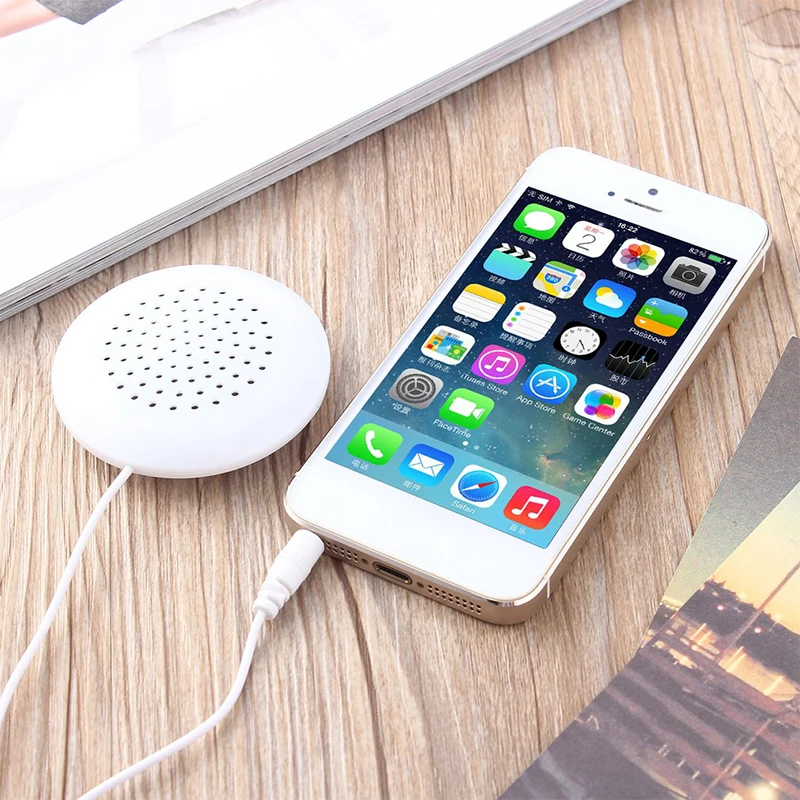 kebidu Mini 3.5mm Pillow Type Speaker Loudspeaker for MP3 MP4 Music Player Mobile phone Tablet PC Laptop for iPod Sleeping mini bluetooth speaker audio speaker tweeter speaker mini sound box horn loudspeaker
