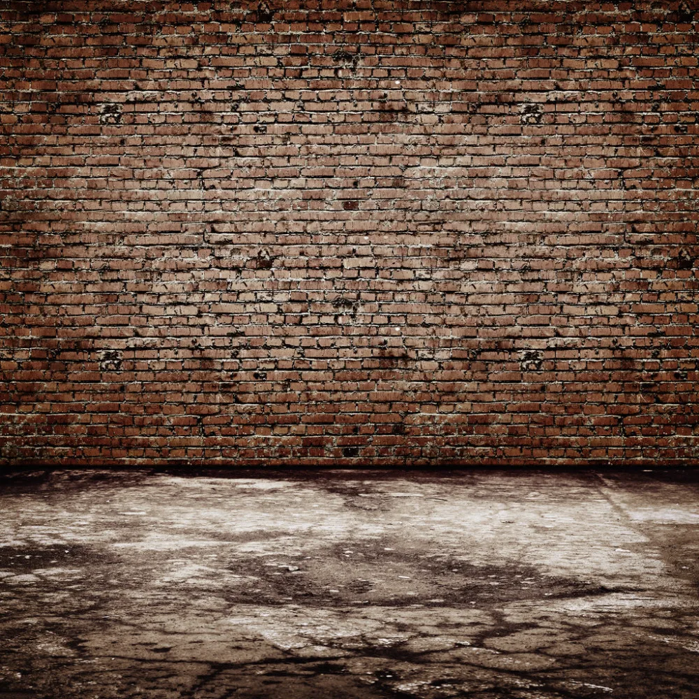 Buy SHENGYONGBAO Brick Wall & Wooden floor theme Art