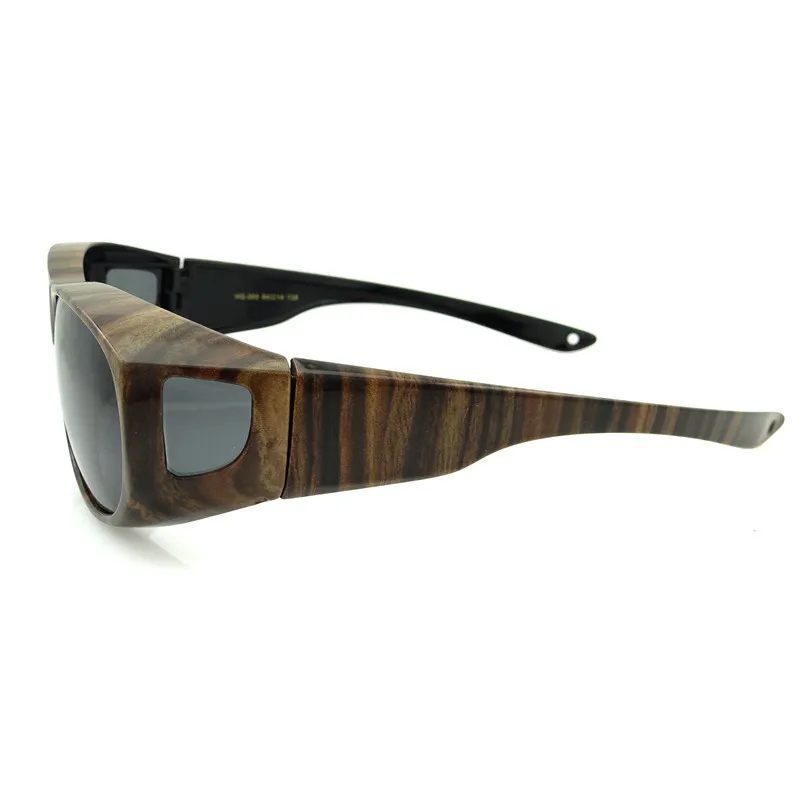 New Mens Clip on Sunglasses Polarized Sunglasses that Fit Over Prescription Eye Glasses Fitovers