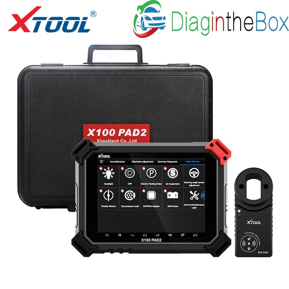 

X100 PAD2 Pro XTOOL Wifi & Bluetooth Professional Diagnostic Tool/key programmer with VW 4th 5th IMMO/Odometer adjustment