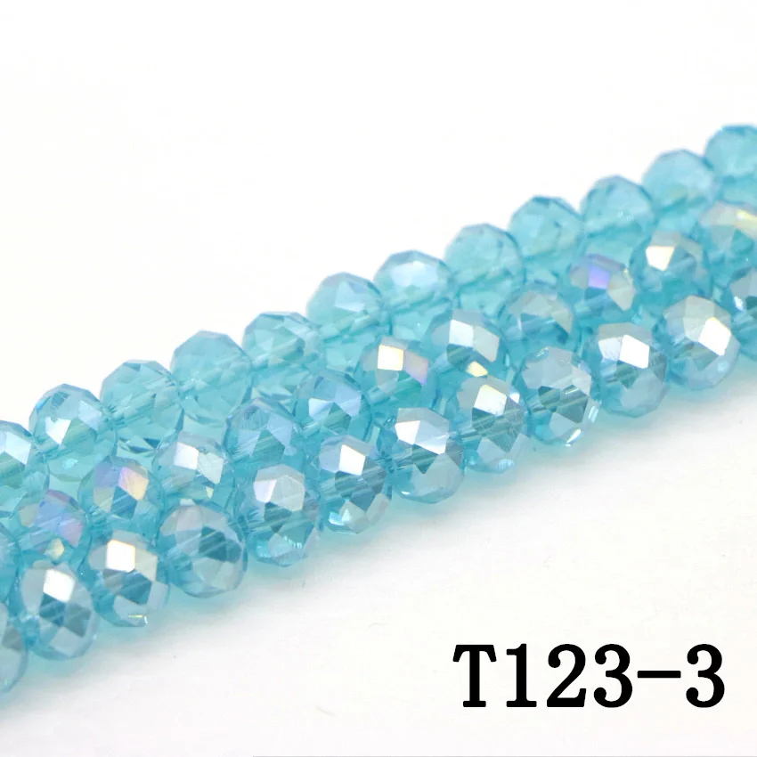 3 Natural crystal jade Blue Chalcedony Bead Necklace Bracelet DIY fashion woman man general (4)(1)
