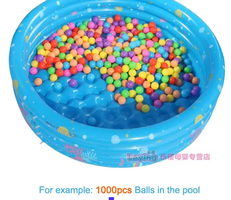 inflatable pool with balls