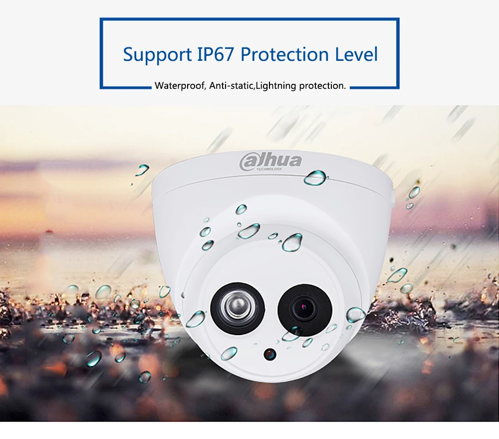 Dahua 4+ 4 CCTV комплект безопасности NVR NVR2104HS-P-4KS2 4CH 4K сетевой Vedio рекордер 4MP IP камера IPC-HDW4433C-A POE Встроенный микрофон