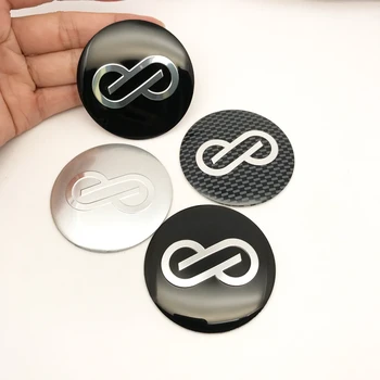 

FTDF 4pcs 56mm Aluminum Car Wheel Center Caps Enkei Emblem Sticker For 535xi E68 E39 E81 E88 E89 E83 14132 car styling