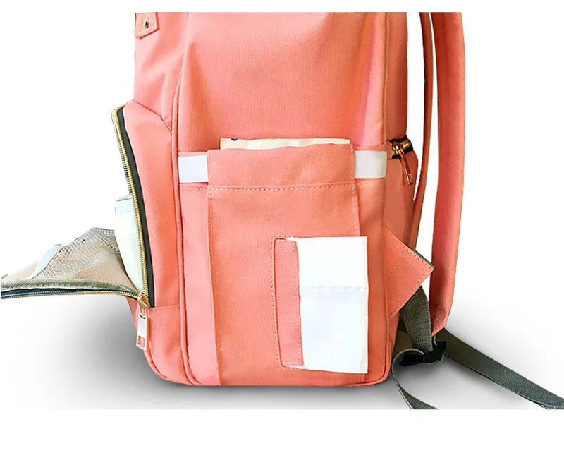 Upgraded Version Mummy Backpack Baby Diaper Bags For Mummy Stroller Fashion Shoulder Mummy Bags Multi-functional Large-Capacity 19