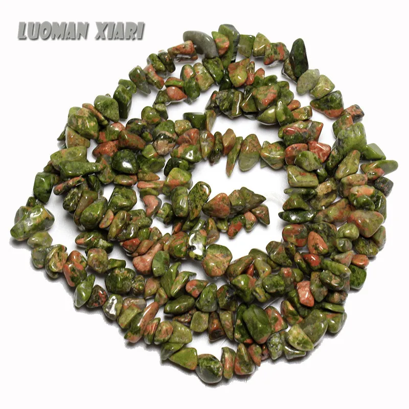 

Wholesale Lots Chips Irregular Shape 5-8 mm Unakite Natural Stone Beads For Jewelry Making DIY Bracelet Necklace Strand 34''