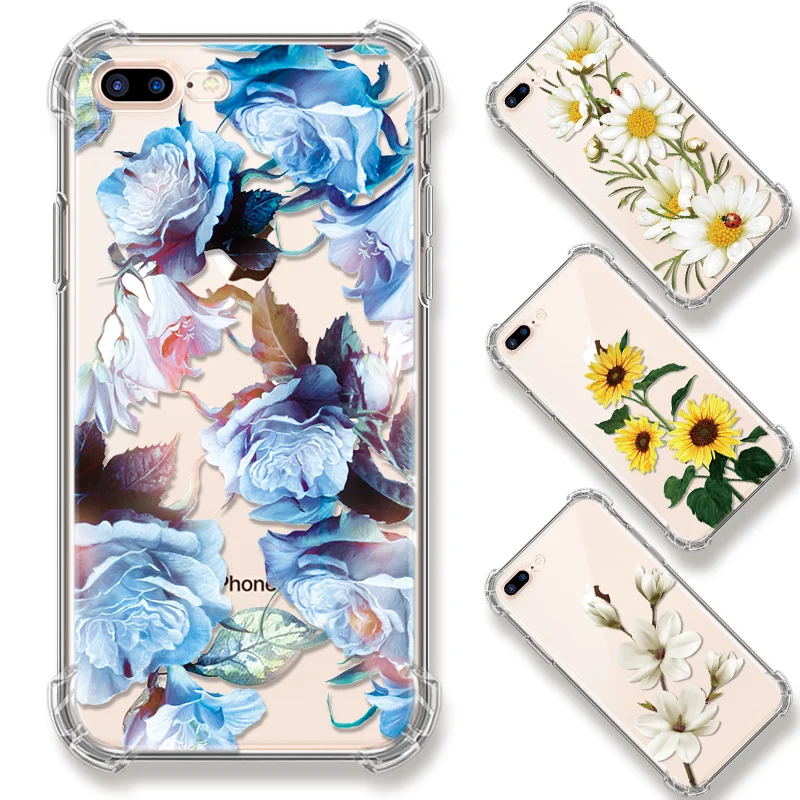 

Summer Daisy Flower Cover For LG K10 2017 Capa Crystal Clear Shock Absorption TPU Rubber Gel Shell For LG K 10 2017 Silicon Case