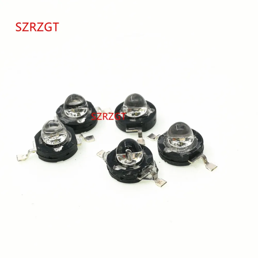 

5pcs 3W Infrared IR High Power LEDs Emitter CCTV Camera IR Diode for Security Black LEDs 850nm 940nm 3W 700mA