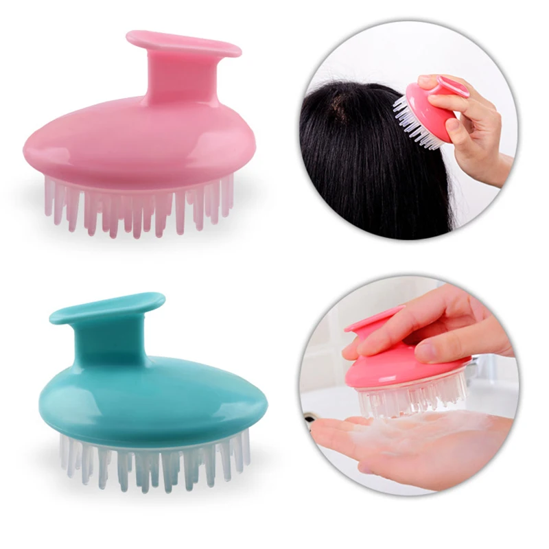 Portable Head Massager Scalp Hair Brush Magic Shampoo Wash Comb Relieve Stress Scrubber Care | Красота и здоровье