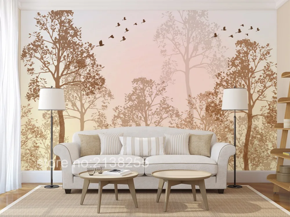 

Custom 3d wall murals wallpaper for living bed room home decor photo wallpapers nature textured modern Textile Wallcoverings