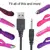 USB к DC 2,5 мм Кабель для Зарядки, Вибратор Зарядное Устройство Шнур для Перезаряжаемой Палочки Массажер(Черный)