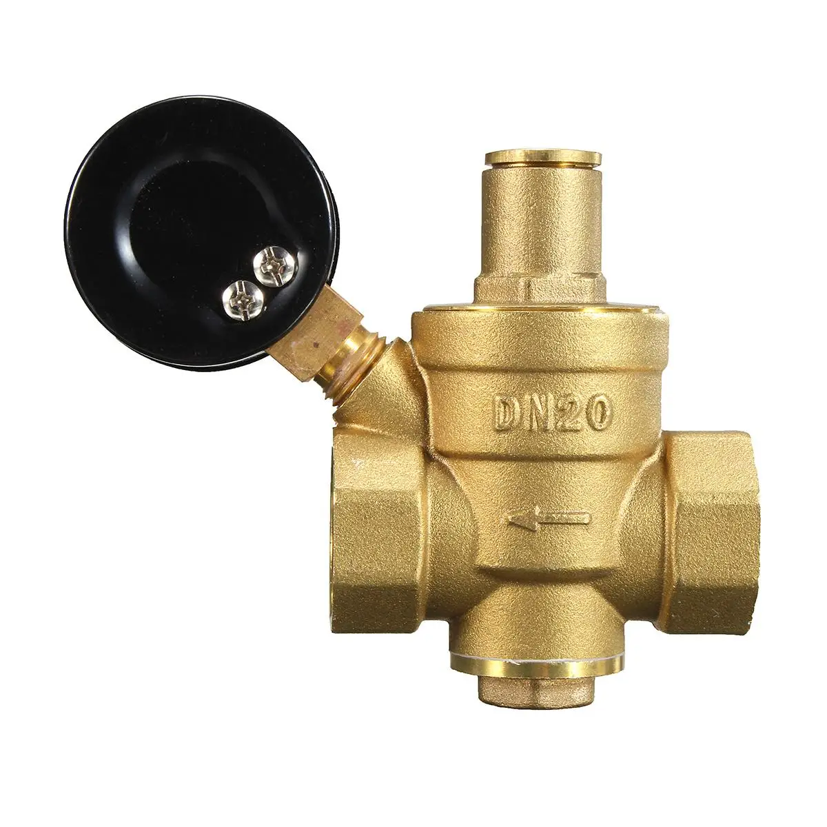Редуктор регулятора давления воды DN20 NPT 3/4 &quotРегулируемый с манометром PN 1 6 для