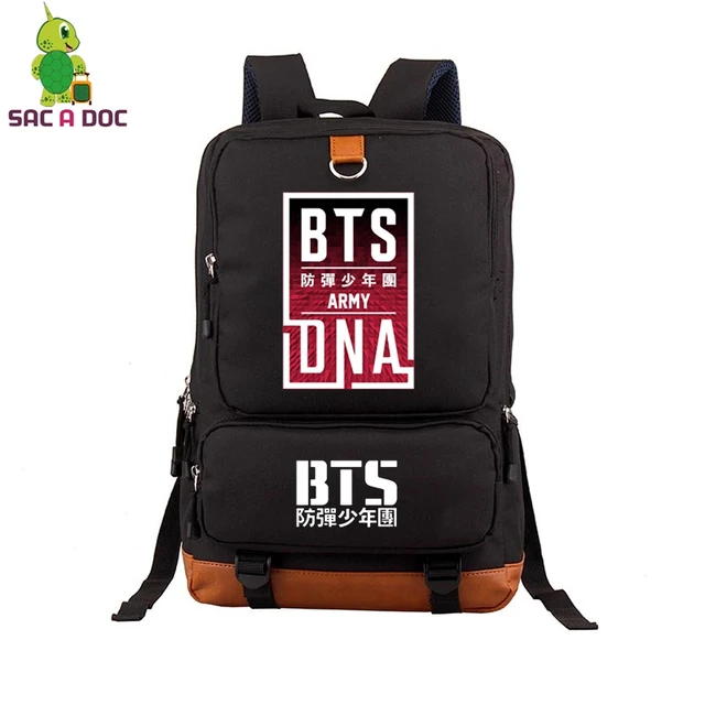 BTS Bangtan Boys Backpack Women Men Large Travel Shoulder Bags Kpop