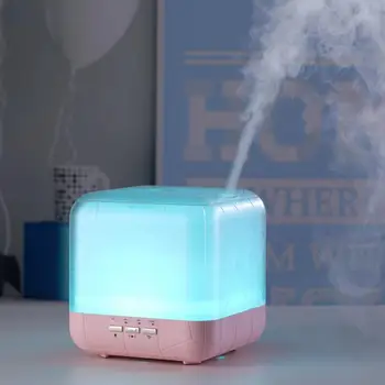 

1000ML Air Humidifier Ultrasonic USB Diffuser Aroma Essential Oil 7 Color LED Night light Cool Mist Purifier Humidificador