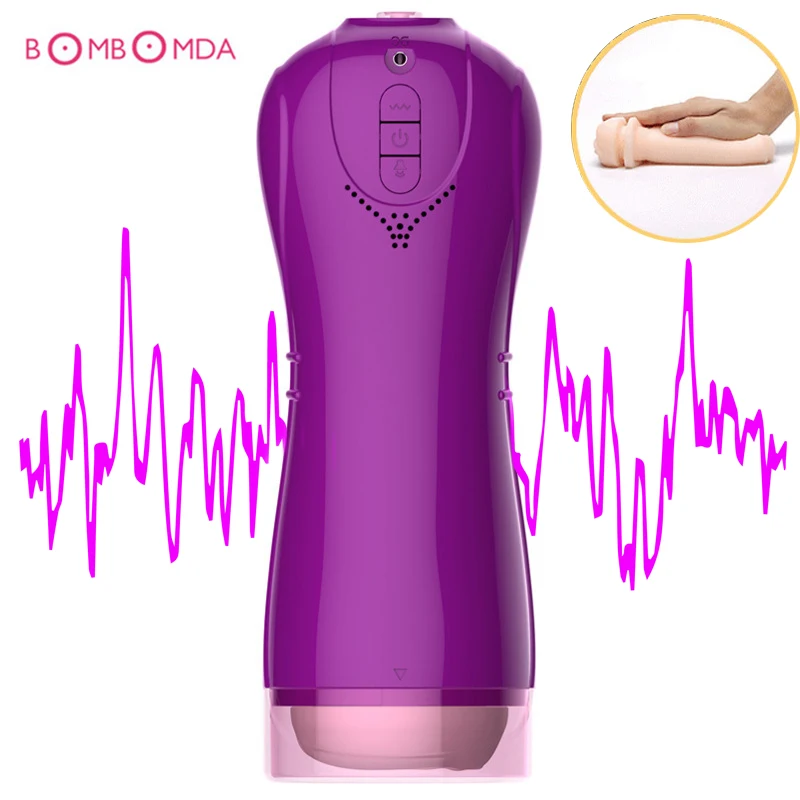 Секс мужской мастурбатор Hands Free Авто Телескопический сексуальный моан