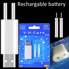 Fishing Floats Rechargeable CR425 Battery 2 Pieces USB Battery Charger Multi Devices Suitable Electronic Fishing Tackles