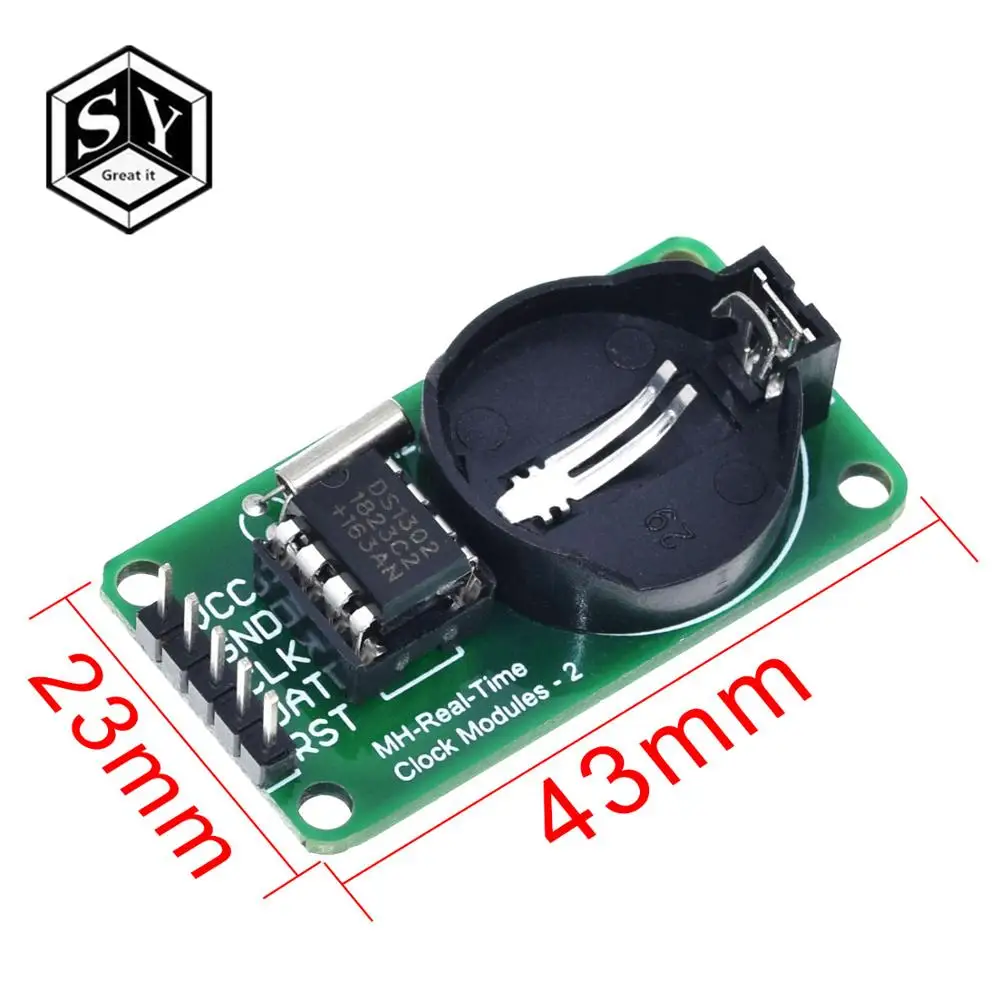 1 шт. отличный IT Модуль DS1302 часы в режиме реального времени модуль без батареи CR2032