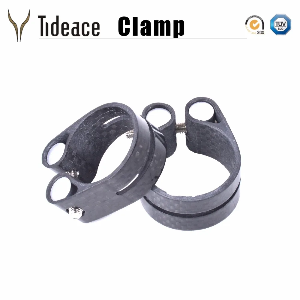 

New Carbon Fiber Seatpost Clamp 14g Mountain Bike MTB Road Bike Clamp Bicycle Cycling Parts Seat clamp Clip 31.8mm/34.9mm
