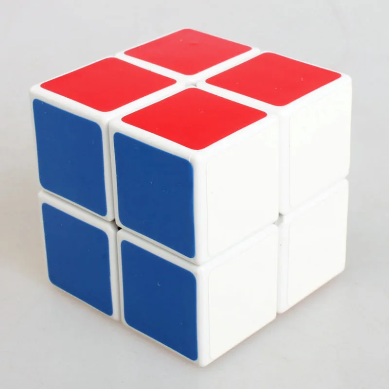 Magic Cube головоломка 2x2x2 ПВХ Стикеры головоломки Скорость Cube Красочные обучения Развивающие Cubo игрушки Рождество 5 см