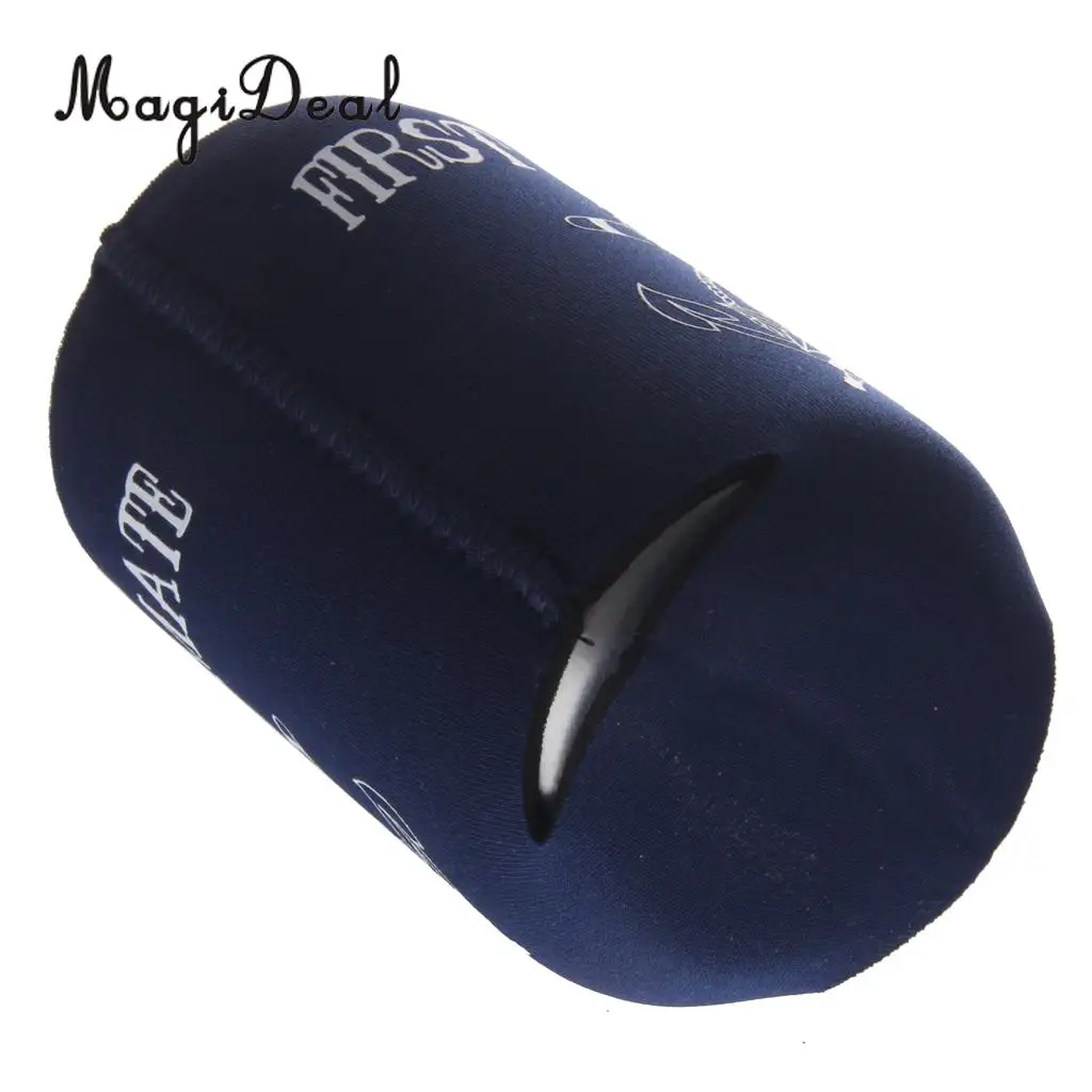 2 Pair Captain First Mate Anchor Beer Soda Can Cooler Insulation Neoprene Sleeve Holder Wedding Favor