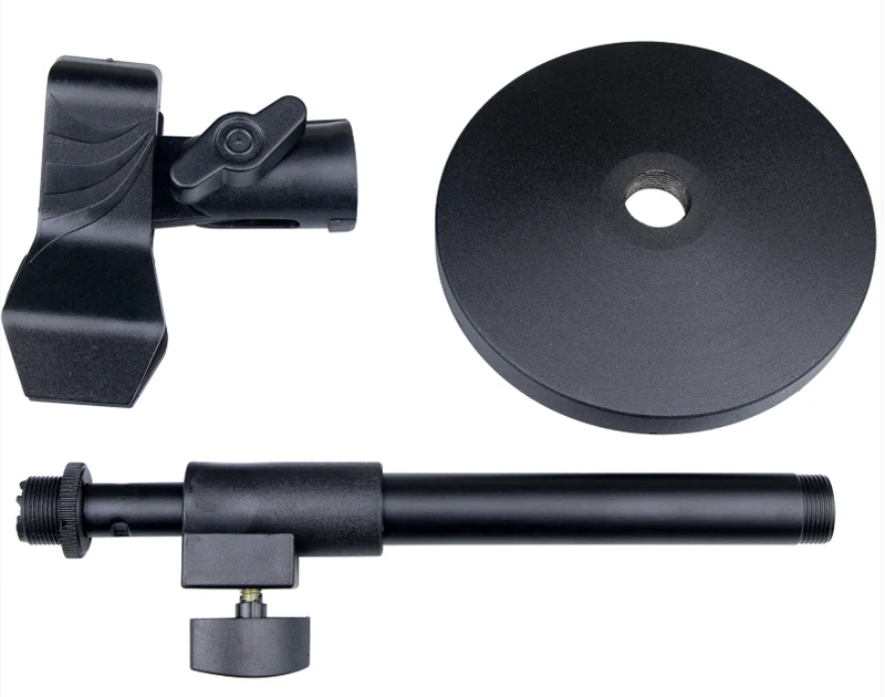 Metal Disc Microphone Bracket DS-12 Black style two (4)