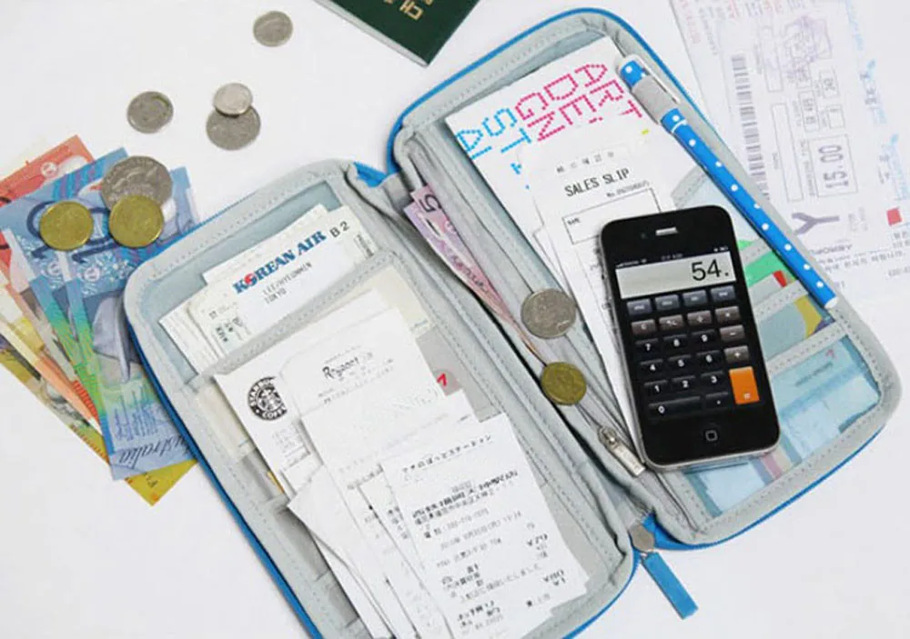 Длинная посылка для паспорта, карты, пакет для документов, дорожная многофункциональная сумка, чехол для паспорта, ID, кредитной карты, кошелек, держатель для наличных денег, чехол