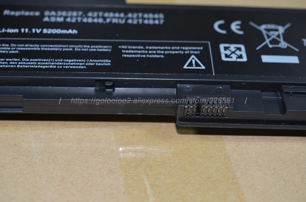 4400 мАч аккумулятор 42T4844 42T4845 42T4846 42T4847 для Lenovo ThinkPad T420s T420si серии|4400mah battery|thinkpad t420s