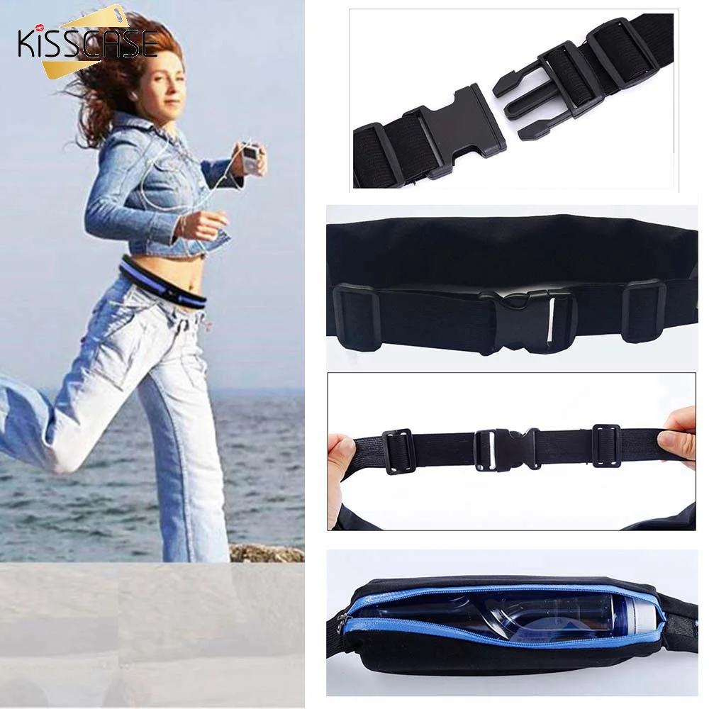 

FLOVEME Waterproof Sport Waist Bags For iPhone Universal Portable Double bag For Huawei Xiaomi Running Gym Belt For Samsung S10