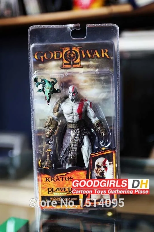 7,5 "God of War NECA Бог войны Кратос в Золотое руно Броня с головы Медузы ПВХ фигурку коллекция GW006