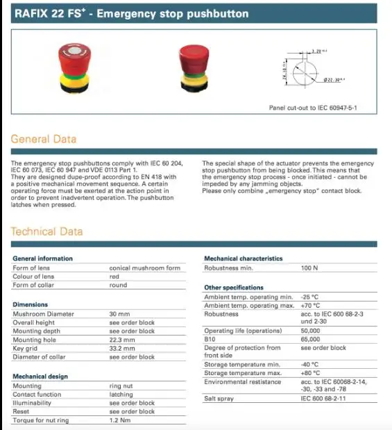 High Quality button push