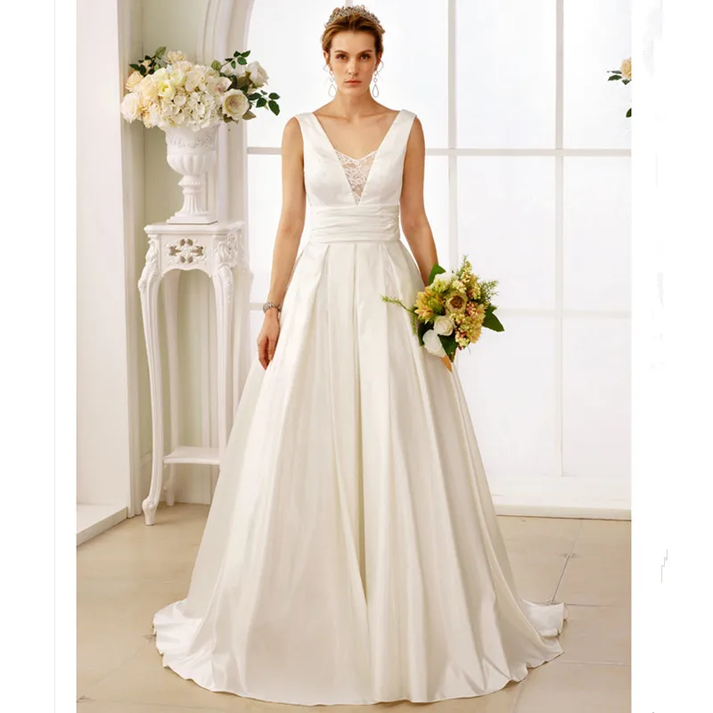 LAN TING BRIDE Sweetheart A Line Wedding Dress Backless