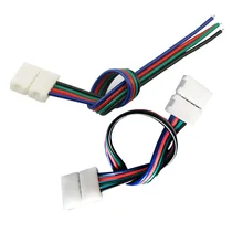 RGB светодиодные ленты Разъем 4 Pin 8 мм 10 мм 12 мм сварочный разъем 5 шт./лот