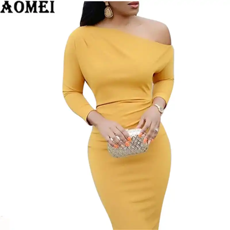 Off shoulder office dress Clearance