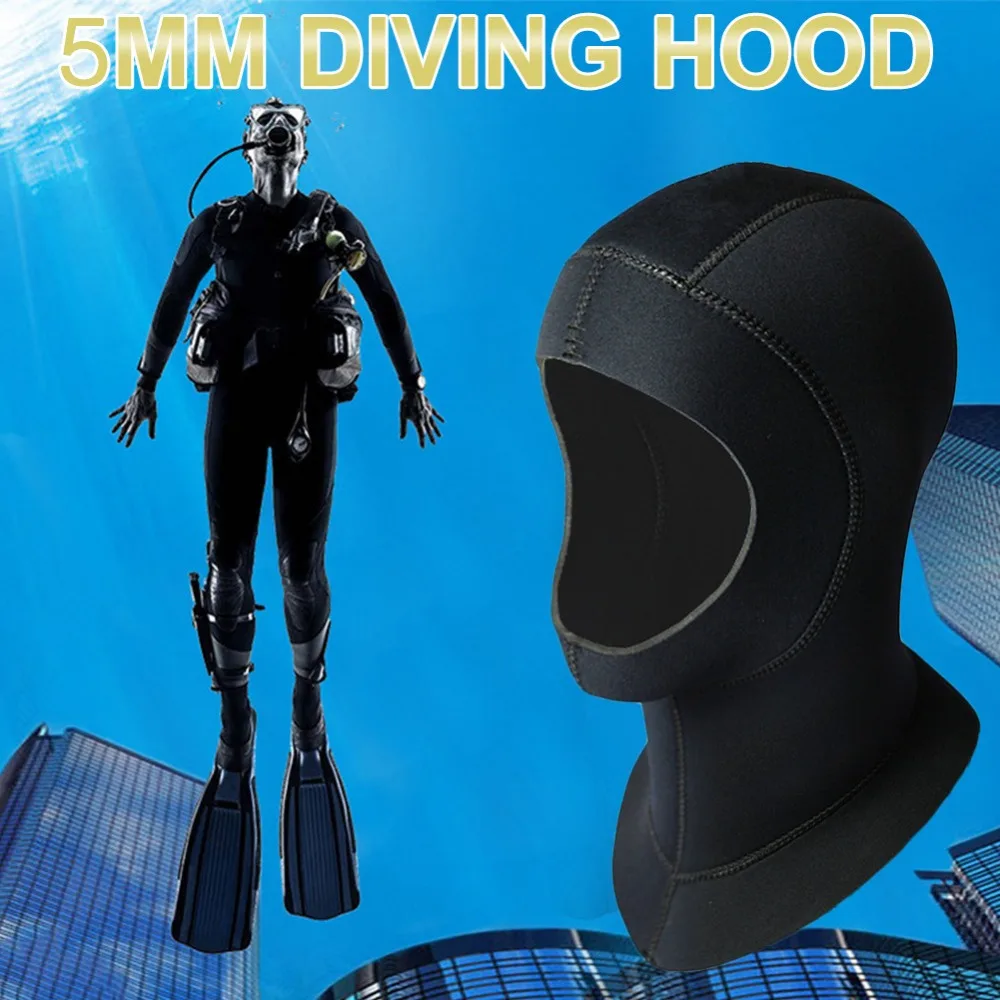 5 ملليمتر النيوبرين الغوص هود مع الكتف معدات الغوص قبعة الشتاء السباحة الدافئة بذلة Spearfishing 5 ملليمتر النيوبرين الغوص هود مع الكتف معدات الغوص قبعة الشتاء السباحة الدافئة بذلة Spearfishing